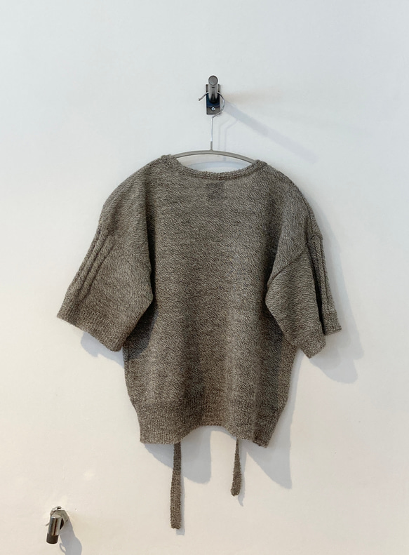 手編み機による Rosie British Alpaca Sweater 2枚目の画像