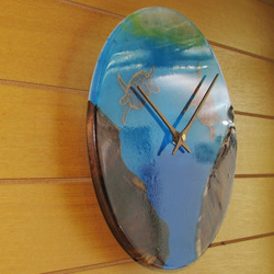藝術手錶壁掛站立式海洋海龜 第6張的照片