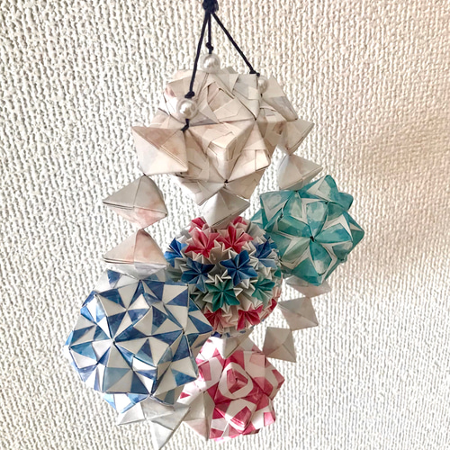 吊るし飾り 彩り9連 桃色 くす玉お花⭐︎ひな祭り 正月飾り 吊るし飾り 彩り9連 桃色 くす玉お花⭐︎ひな祭り 正月飾り