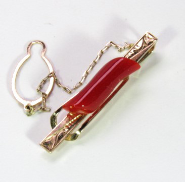 宝石珊瑚    さんごのメンズ　アクセサリ－ ・ジュエリー　タイドメ・カフス　cw-0133