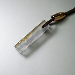 ペンダントトップ・キーホルダー　真鍮・レジン  Stick006 2枚目の画像