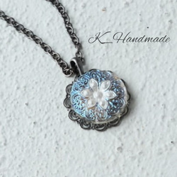 k10 浮遊色が美しいオパール　ネックレス k10 浮遊色が美しいオパール ネックレス