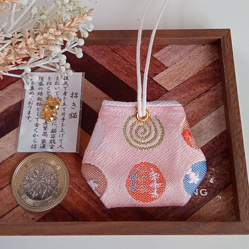 お守り袋 金欄 ❉金魚玉(ピンク)❉ セット売りもあります その他