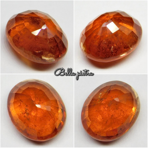 2.89ct☆非加熱☆天然オレンジスペサルタイトガーネット スペサル 