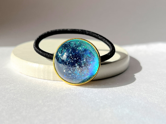 新作☆レジンヘアゴム　八重雪　氷雪 レジンヘアゴム 八重雪 氷雪 BETTERDAYS_CO_JP