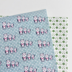 パンダ★ペーパー《2柄・6枚セット》 1枚目の画像