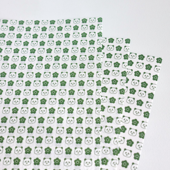 パンダ★ペーパー《2柄・6枚セット》 8枚目の画像