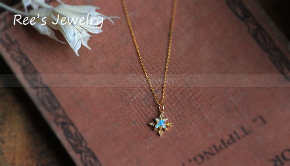 オパール　k18 ペンダントトップ K18 ブラックオパール ペンダントトップ | GOLD HOUSE Japan