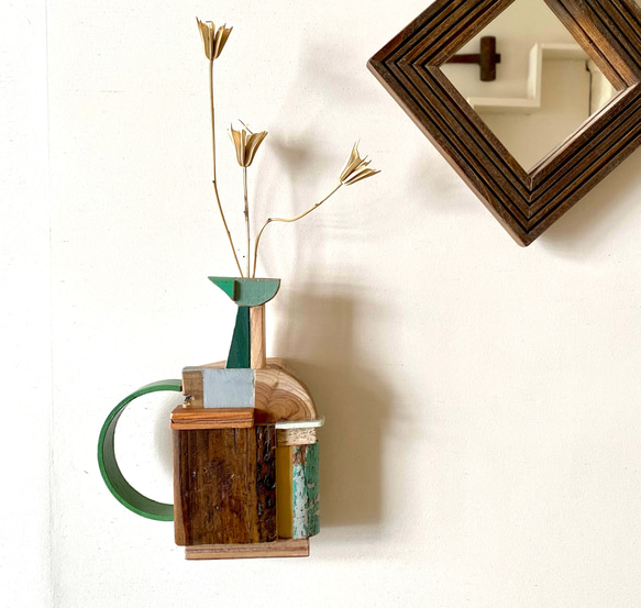 壁掛式單花瓶“coppa 花瓶” 第1張的照片
