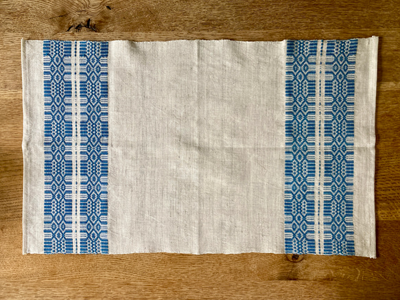 手織り リネン フリークロス 3枚目の画像