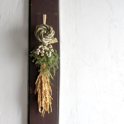 しめ飾り ナンキンハゼ 白 お正月飾り / しめ縄 2026 しめ縄・しめ飾り