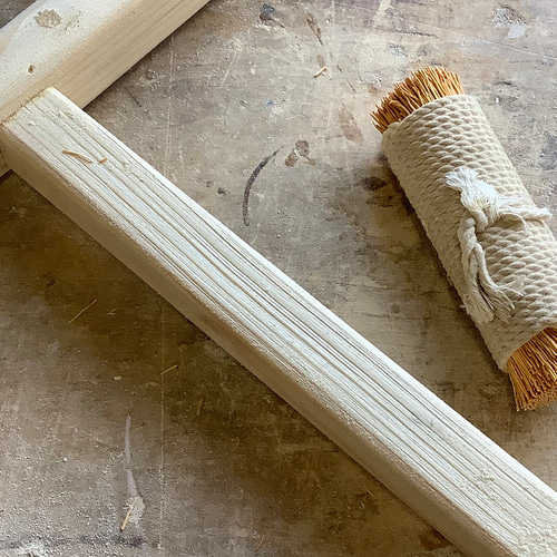 ハンドメイド ランドリー ハシゴ インテリア アンティーク風