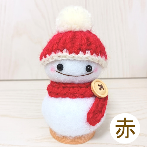 SnowMan*選べるカラー*Creema限定*冬支度ハンドメイド*フェルト