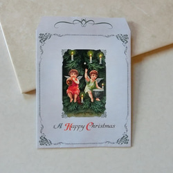 アンティーク風クリスマスギフト袋セット No.3　Sサイズ 7枚目の画像