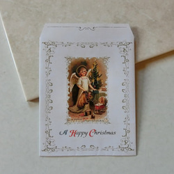 アンティーク風クリスマスギフト袋セット No.3　Sサイズ 5枚目の画像