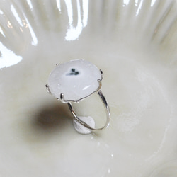 Silver925・アゲートの指環：《台風の目/L'oeil du typhon》 7枚目の画像