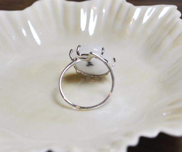 Silver925・アゲートの指環：《台風の目/L'oeil du typhon》 10枚目の画像