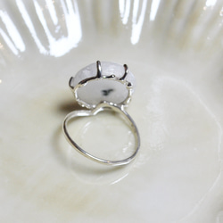 Silver925・アゲートの指環：《台風の目/L'oeil du typhon》 9枚目の画像