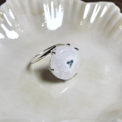 Silver925・アゲートの指環：《台風の目/L'oeil du typhon》 2枚目の画像