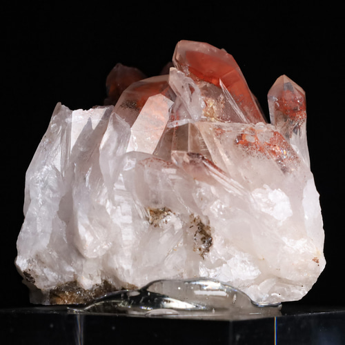 希少鉱物』オレンジ ヘマタイト イン クォーツ 23g 天然石 原石 鉱物