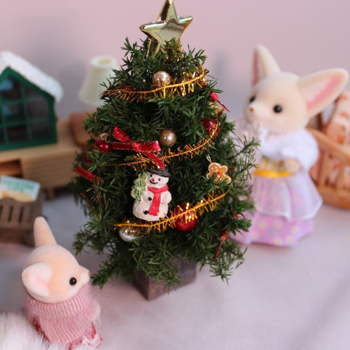 ミニチュアクリスマスツリー ドールハウス シルバニアファミリー