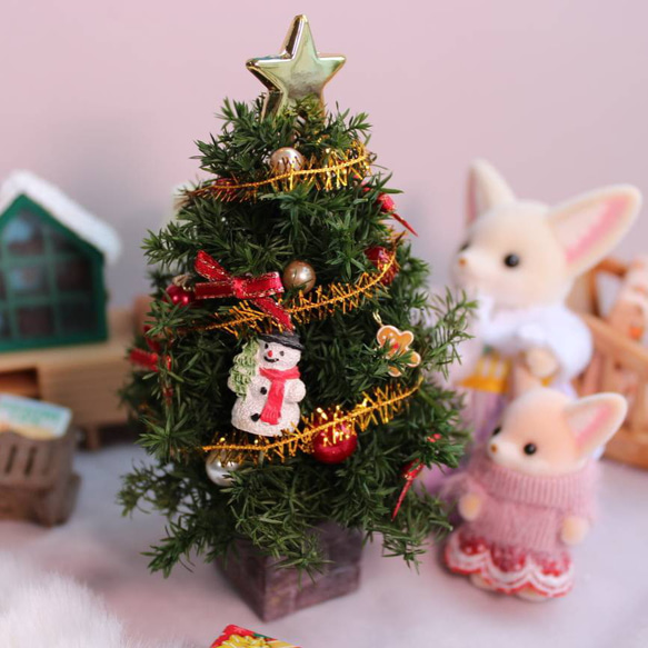 ミニチュアクリスマスツリー ドールハウス シルバニアファミリー
