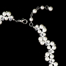 ◇キット メグネックレス ブライダル 自分で作る ウェディング パーティー 結婚 披露宴 ビーズキット アクセサリー制作 8枚目の画像