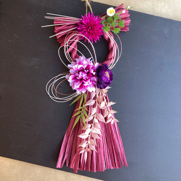 しめ縄リース タッセル スワッグ お正月飾り