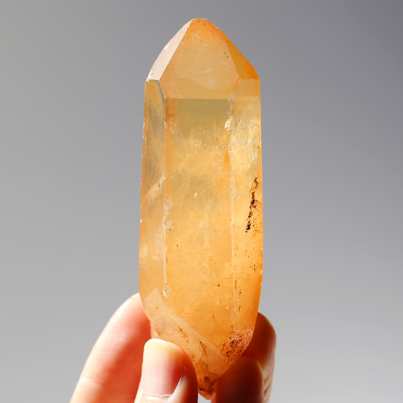 タンジェリンクォーツ 蜜柑水晶 天然石 水晶 鉱物 一点物 健康 10枚目の画像