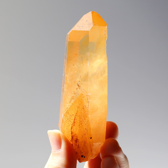 タンジェリンクォーツ 蜜柑水晶 天然石 水晶 鉱物 一点物 健康 14枚目の画像