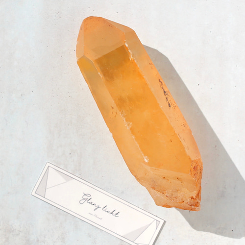 タンジェリンクォーツ 蜜柑水晶 天然石 水晶 鉱物 一点物 健康 その他