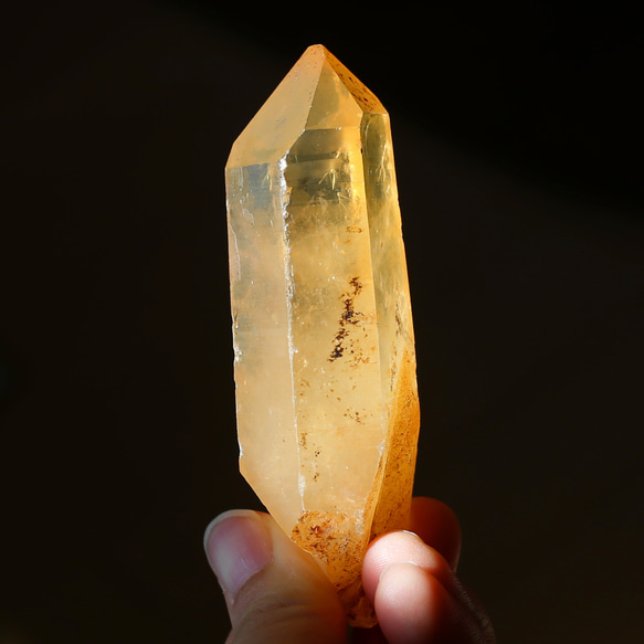 タンジェリンクォーツ 蜜柑水晶 天然石 水晶 鉱物 一点物 健康 17枚目の画像