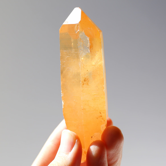 タンジェリンクォーツ 蜜柑水晶 天然石 水晶 鉱物 一点物 健康 13枚目の画像