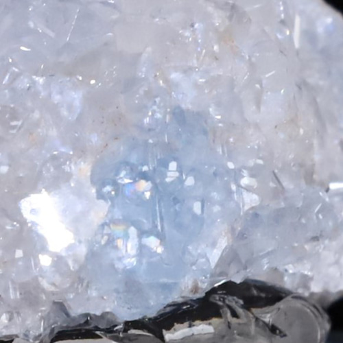 希少産地☆きらきら天青石の銀世界☆彡 セレスタイン カルサイト 11g