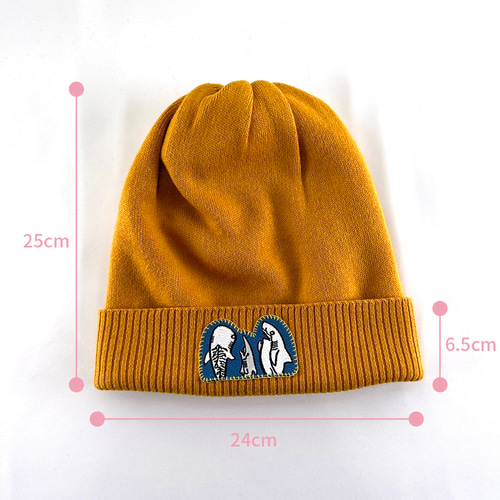 Design No.SH2811 - 【サメ刺繡パッチ】ニット帽 ニット帽・ビーニー