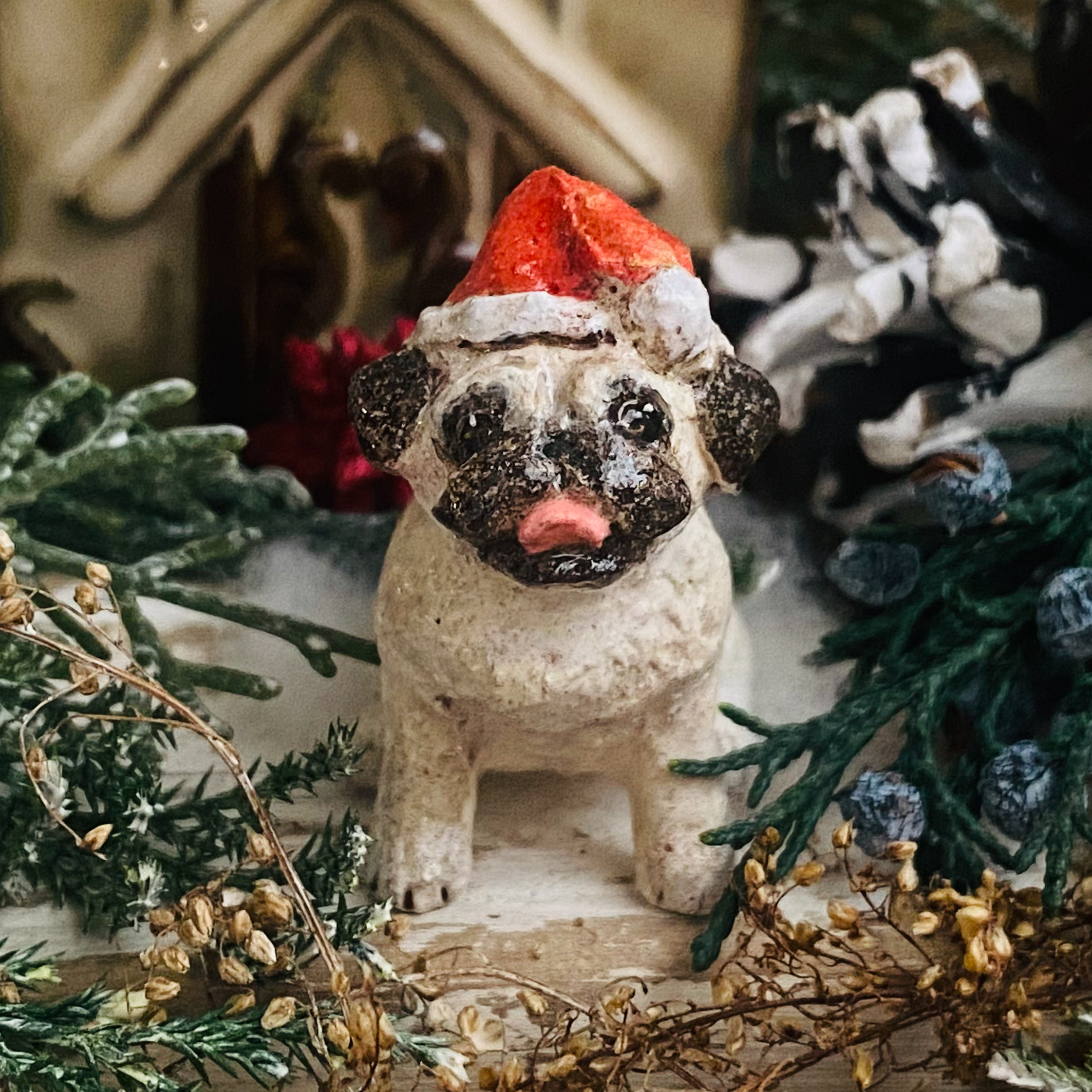 パグサンタ（Christmas santa Pug）