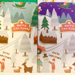 クリスマスポチ袋 24枚 No.290 おすそ分けファイルにも♪アドベントカレンダー　プレゼント 8枚目の画像