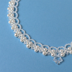 ◇ キット ベル ネックレス ブライダル 自分で作る ウェディング パーティー 結婚式 ビーズキット アクセサリー制作 5枚目の画像