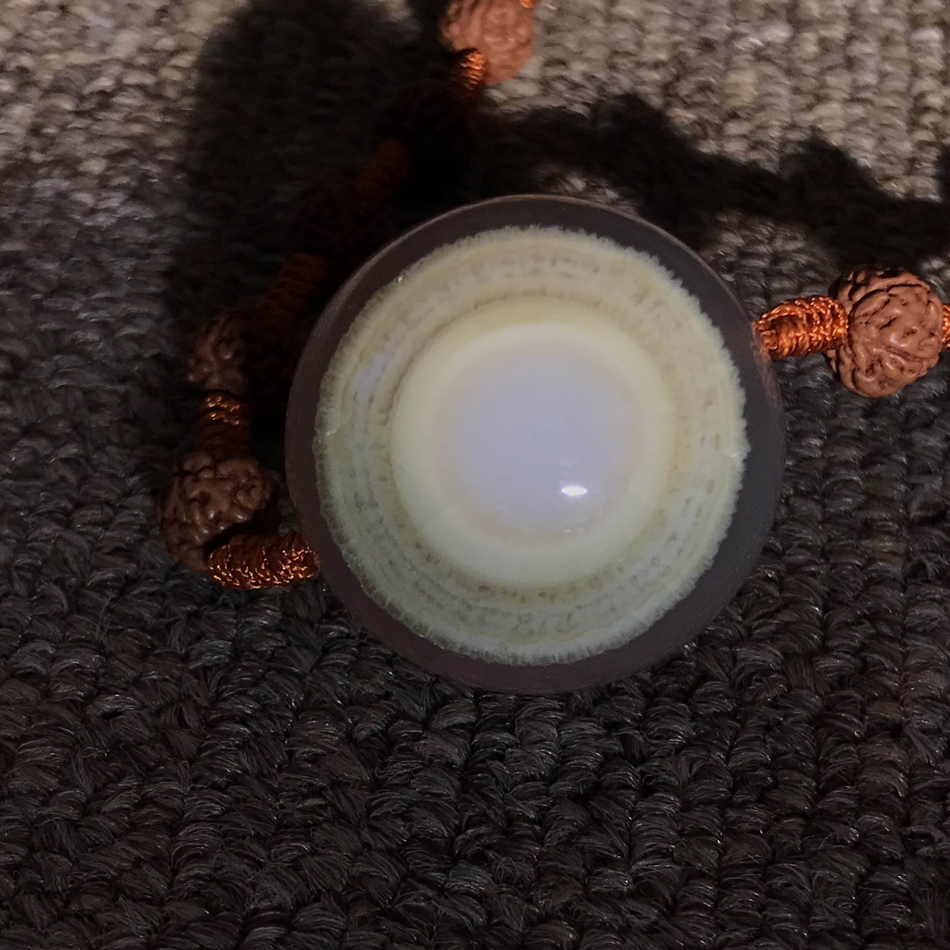 1181   マダガスカル 眼石　ネックレス　男女兼用