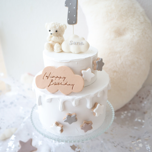 参考画像 クレイケーキ アイスケーキ クレイアイス 誕生日ケーキ