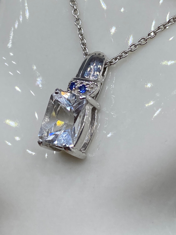 訳あり☆ペタライトのシンプルネックレス B(1.20ct) 12枚目の画像