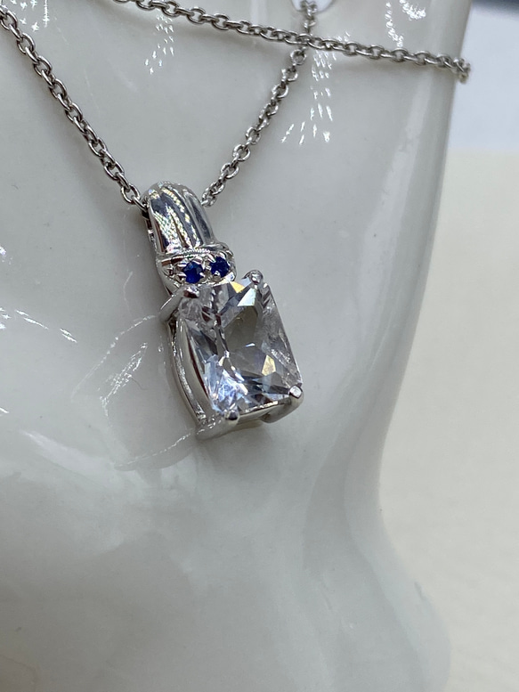 訳あり☆ペタライトのシンプルネックレス B(1.20ct) 10枚目の画像