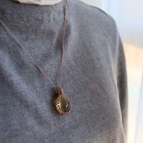 あ〜きゃん　マクラメネックレス２点 b54166593367928965786bac340636