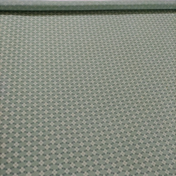 【正絹　洗い済】薄い緑にクローバー模様の生地　約36ｃｍ×50～100ｃｍ　はぎれ　和布　古布　 2枚目の画像