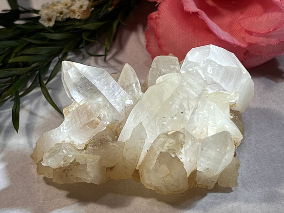 ヒマラヤ✨ マニカラン産　水晶  原石　ラフストーン　クリスタル 1枚目の画像