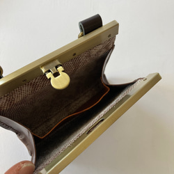 【受注生産】smartphone case & wallet #ヘアカーフダークブラウン 8枚目の画像