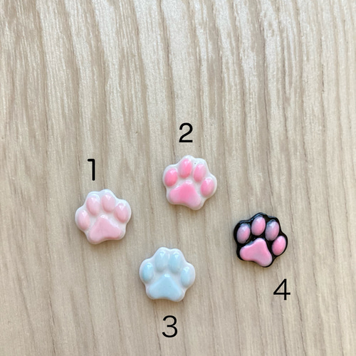 肉球パーツ 3dパーツ ネイルパーツ ハンドメイド 3dネイル
