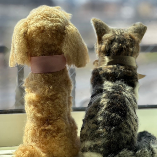 ★☆なな☆★羊毛フェルト【トイプードル】犬　オーダー 羊毛フェルト トイプードル 犬 オーダー トイプー うちの子 羊毛