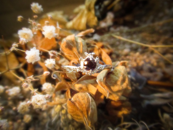 Only One Purple Pink Spinel Ring -希鬼/13- 1枚目の画像