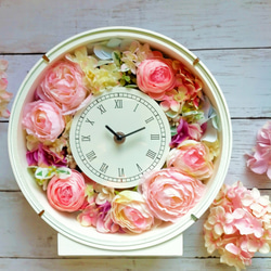 《訳あり品》大人かわいい花時計～ファンシーピンク～ 2枚目の画像
